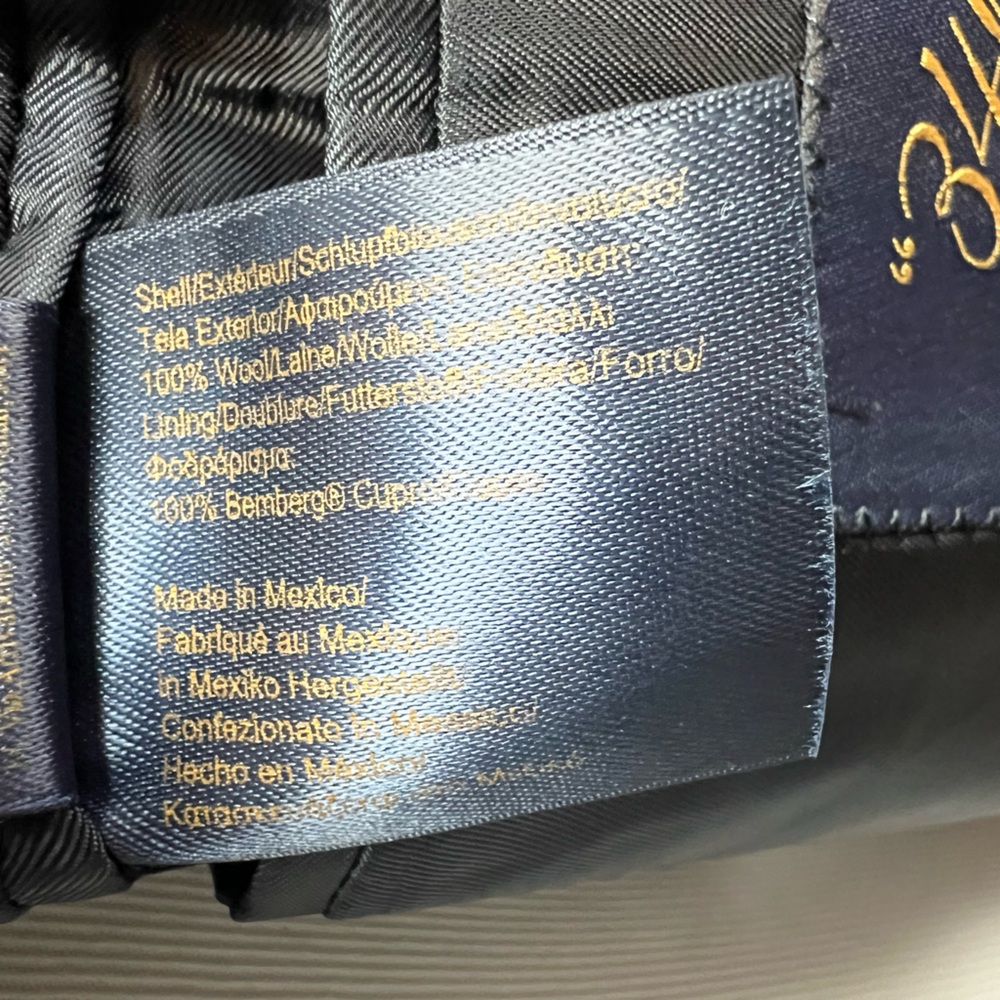 Brooks Brothers 346 NWOT Men's 42L Navy Blue Gold Button Blazer Jacket Coat - Picture 7 of 7